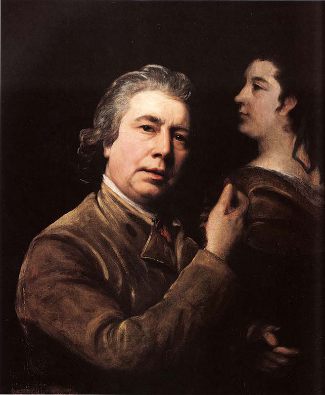 Self-Portrait with Image of his Wife